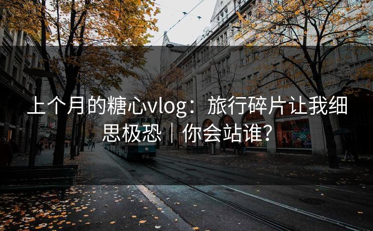 上个月的糖心vlog：旅行碎片让我细思极恐｜你会站谁？